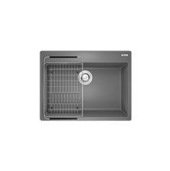 Chậu rửa bát Konox Granite Sink Ruvita 680 – Grey