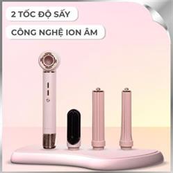 Máy sấy tóc tốc độ cao LUMIAS HDL-200M Hồng 