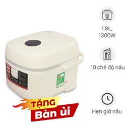 Nồi cơm cao tần Sharp 1.8 lít KS-IH18IX-WH 