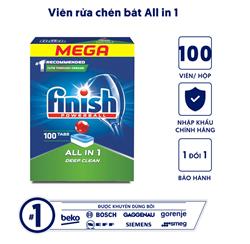 VIÊN RỬA BÁT FINISH ALL IN ONE 100 VIÊN TIỆN DỤNG GIÁ TỐT