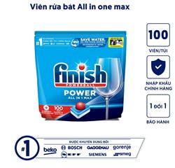 VIÊN RỬA CHÉN BÁT FINISH ALL IN ONE MAX 100 VIÊN GIÁ ƯU ĐÃI