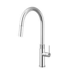 Vòi rửa bát dây rút Konox Lasi Chrome