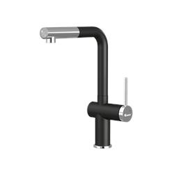 Vòi rửa bát dây rút Konox Stream Smart Black