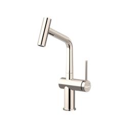 Vòi rửa bát dây rút Konox Volta Nickel