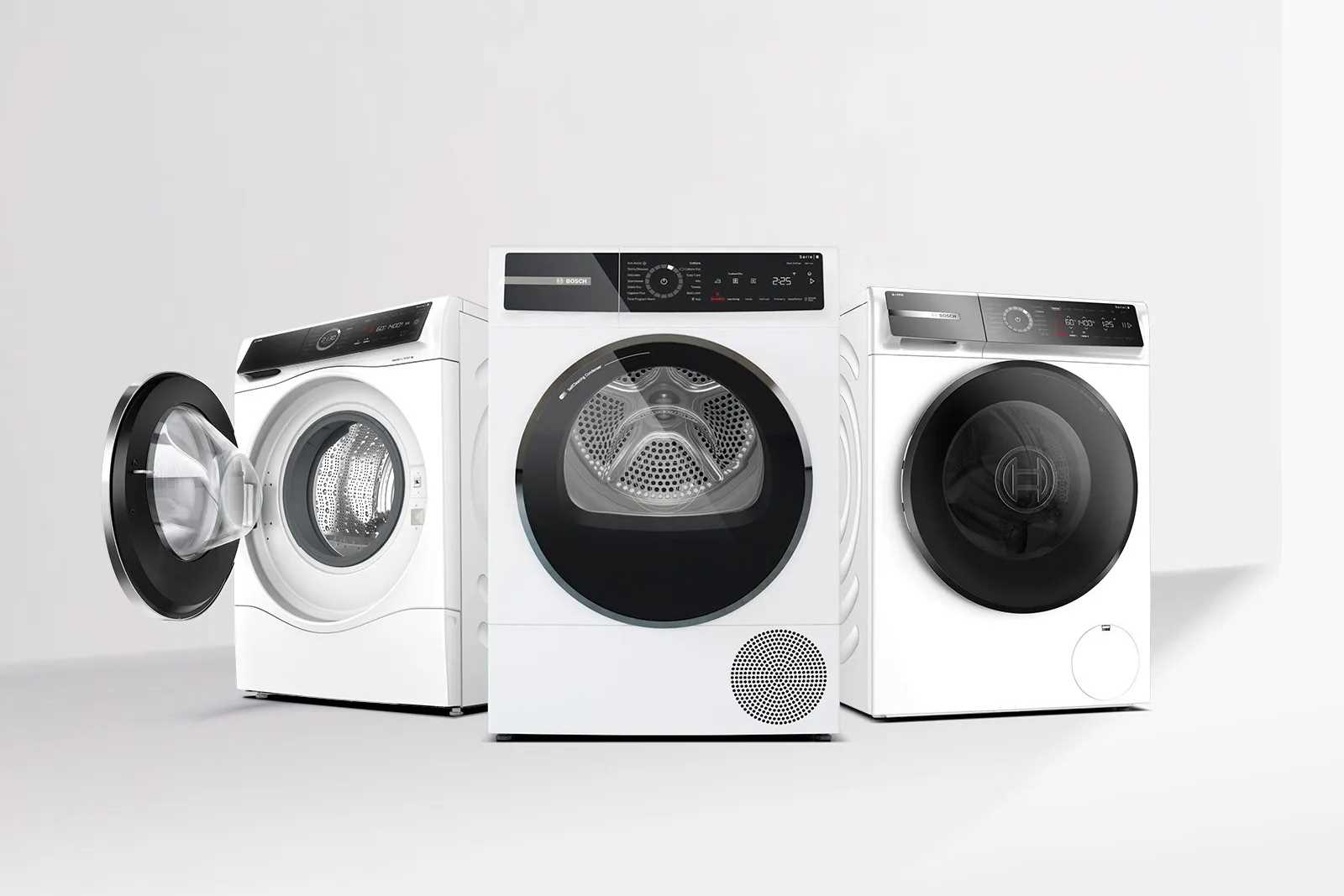 Kích thước máy giặt Bosch: Các dòng phổ biến và cách chọn đúng