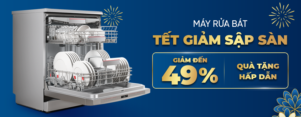 Máy rửa bát giá sốc sập sàn