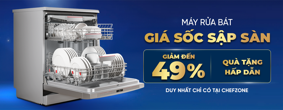 Máy rửa bát giá sốc sập sàn