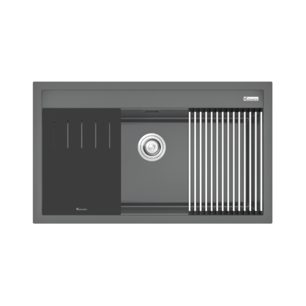 Konox Granite Sink Terra 860S Grey