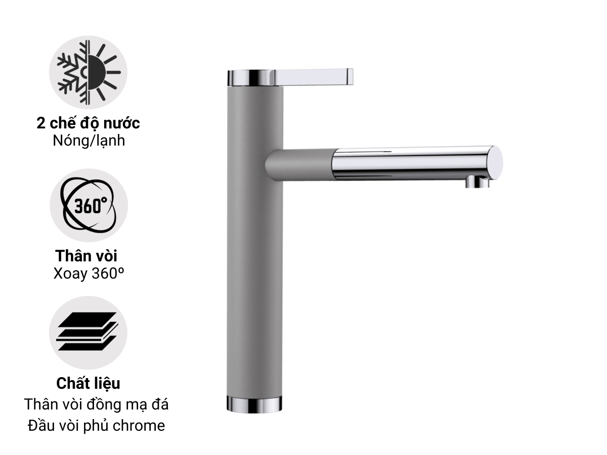 Blanco LINEE-S Alu Metalic 518439